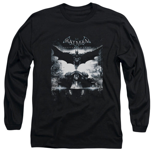 Batman Arkham Knight Forward Force Mens Long Sleeve Shirt Black