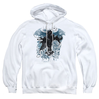 Batman Arkham Knight I Know Mens Hoodie White