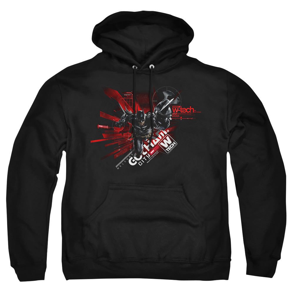 Batman Arkham Knight Ak Tech Mens Hoodie Black