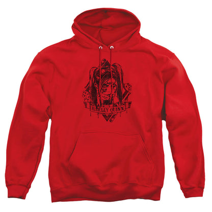 Batman Arkham Knight Diamond Mens Hoodie Red