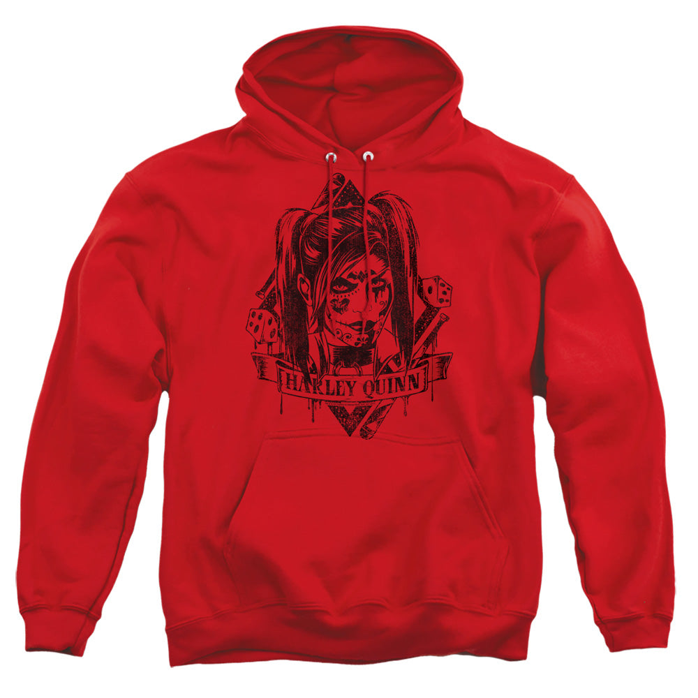 Batman Arkham Knight Diamond Mens Hoodie Red