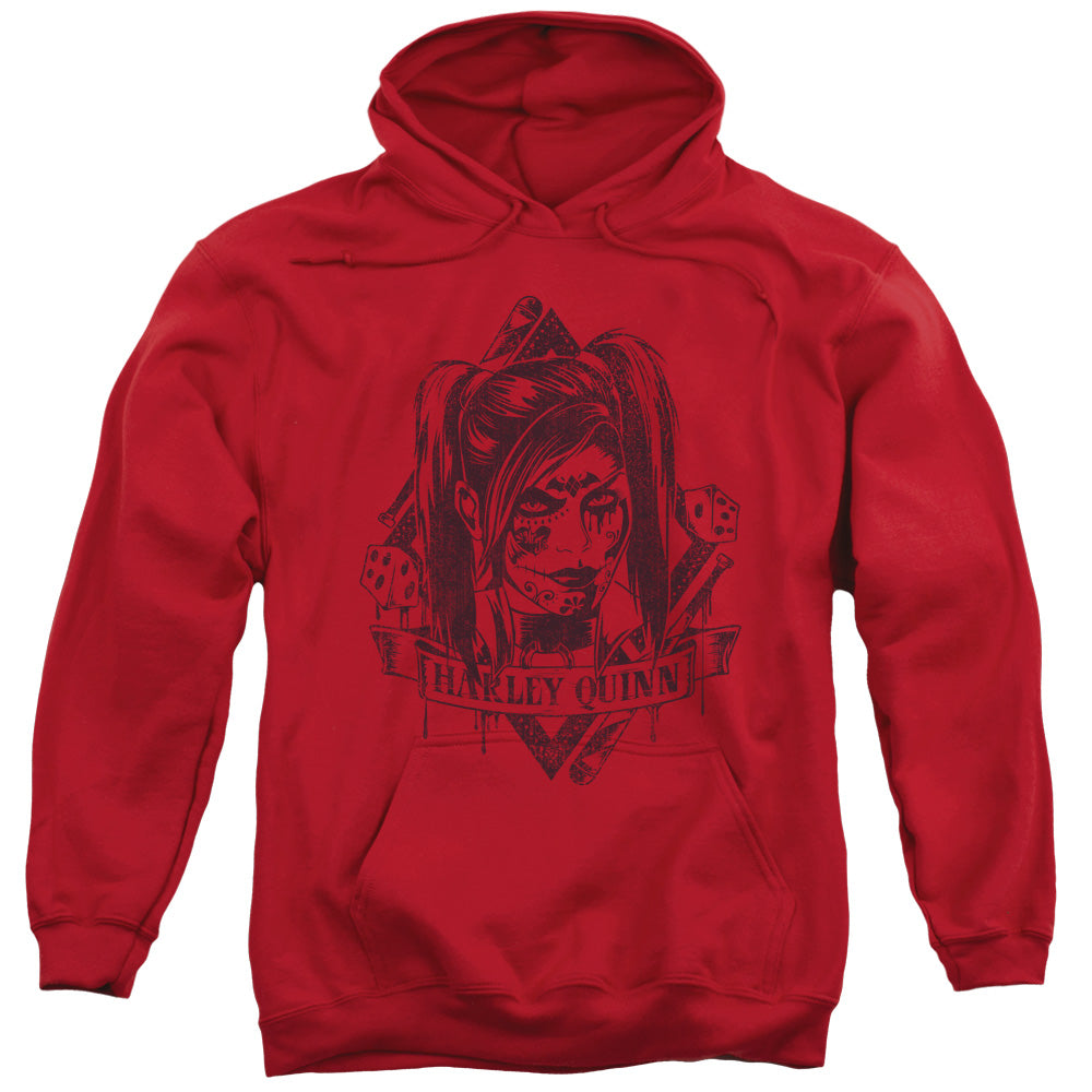 Batman Arkham Knight Diamond Mens Hoodie Red