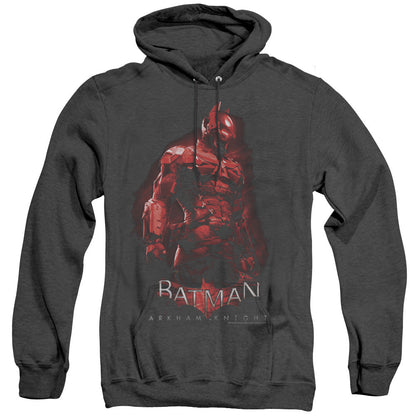 Batman Arkham Knight Knight Heather Mens Hoodie Black