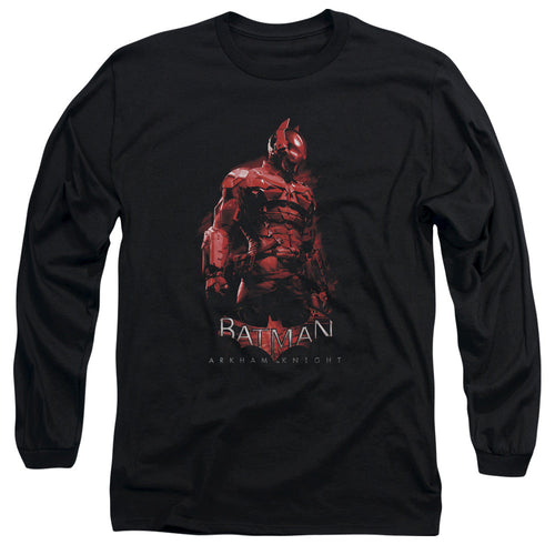 Batman Arkham Knight Knight Mens Long Sleeve Shirt Black