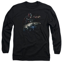 Load image into Gallery viewer, Batman Arkham Knight Knight Rider Mens Long Sleeve Shirt Black
