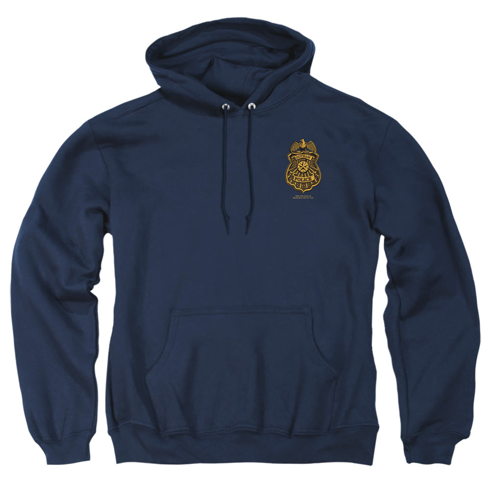 Batman Arkham Knight Gotham Badge Mens Hoodie Navy