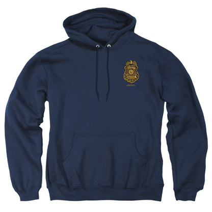 Batman Arkham Knight Gotham Badge Mens Hoodie Navy