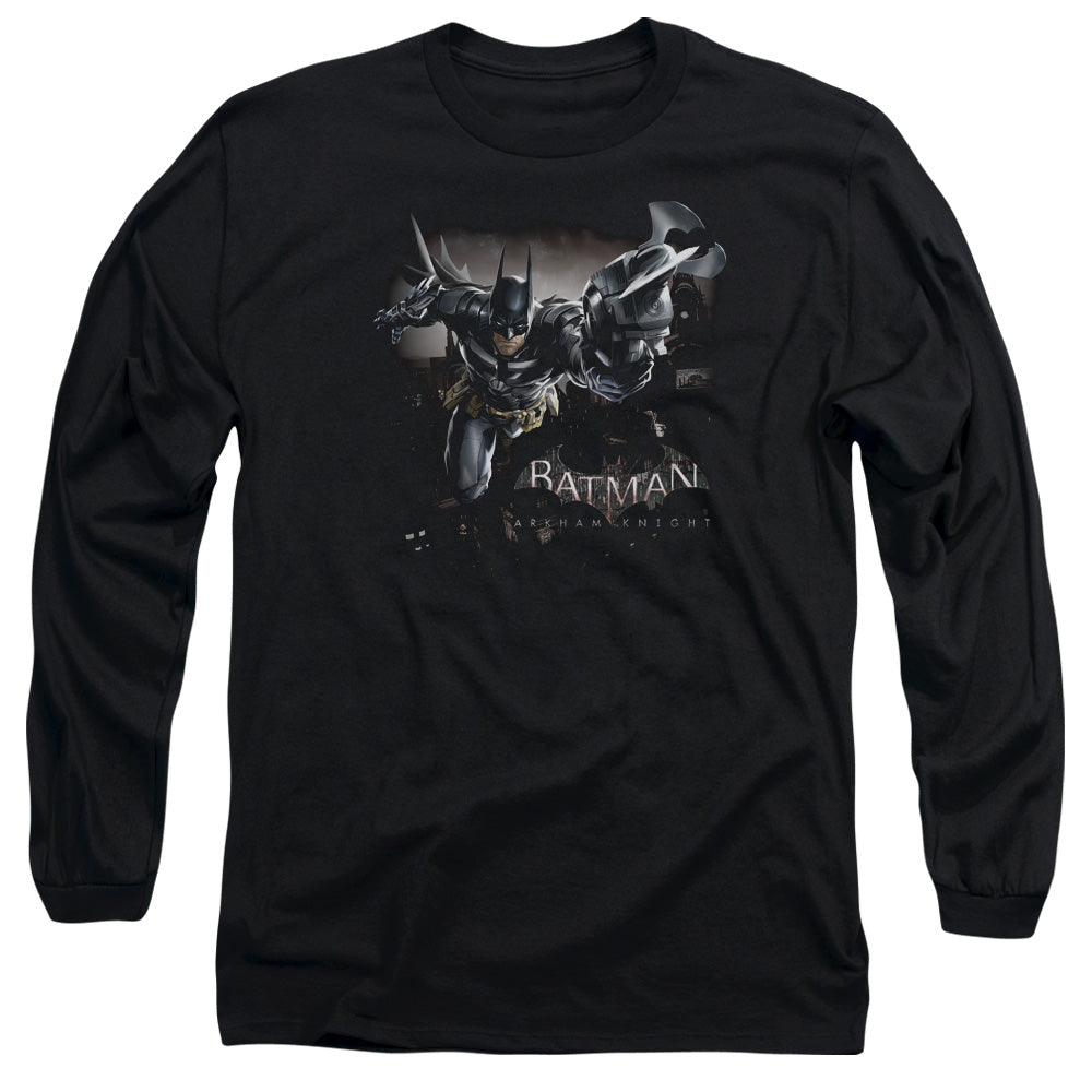 Batman Arkham Knight Grapple Mens Long Sleeve Shirt Black