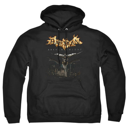 Batman Arkham Knight City Watch Mens Hoodie Black