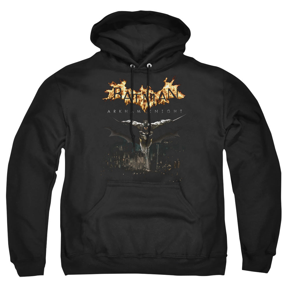 Batman Arkham Knight City Watch Mens Hoodie Black