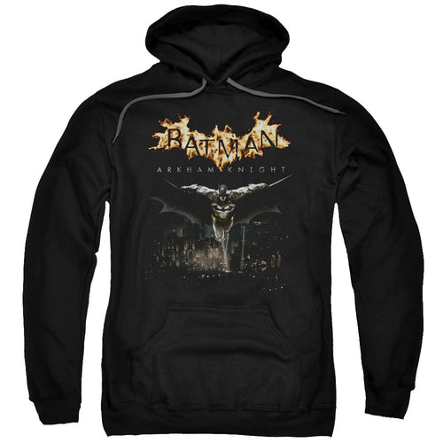 Batman Arkham Knight City Watch Mens Hoodie Black