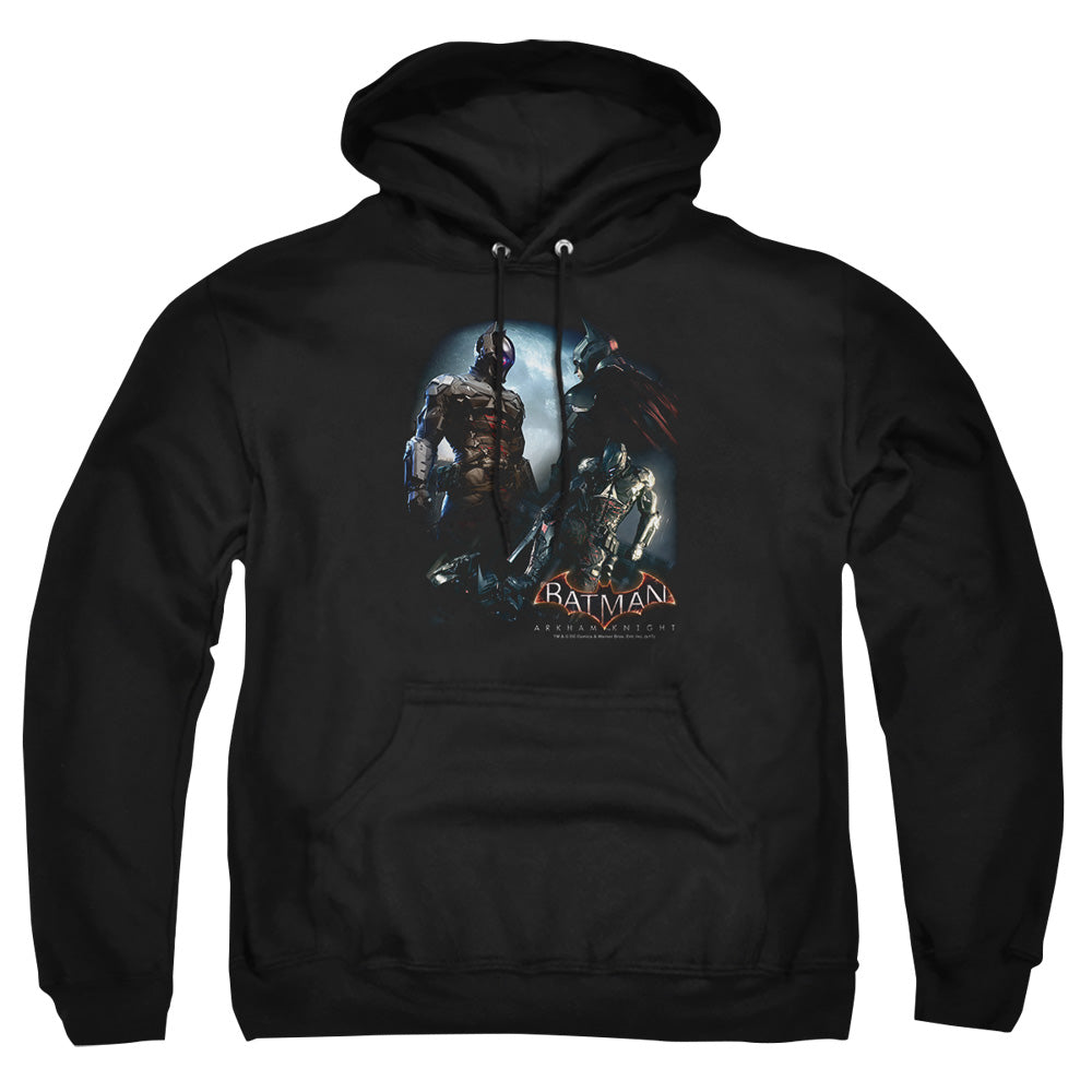 Batman Arkham Knight Face Off Mens Hoodie Black