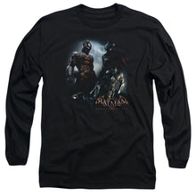 Load image into Gallery viewer, Batman Arkham Knight Face Off Mens Long Sleeve Shirt Black
