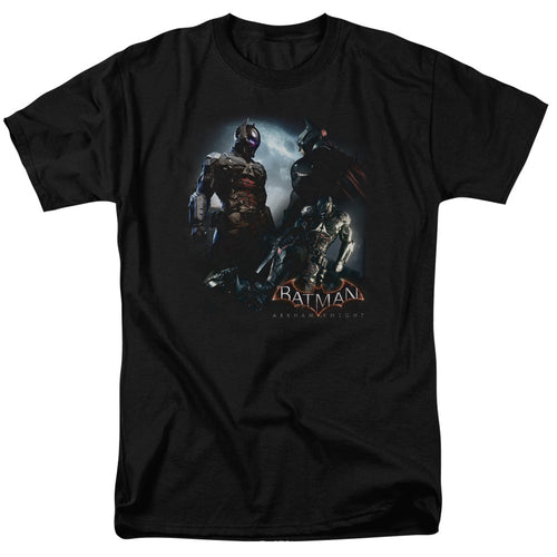 Batman Arkham Knight Face Off Mens T Shirt Black