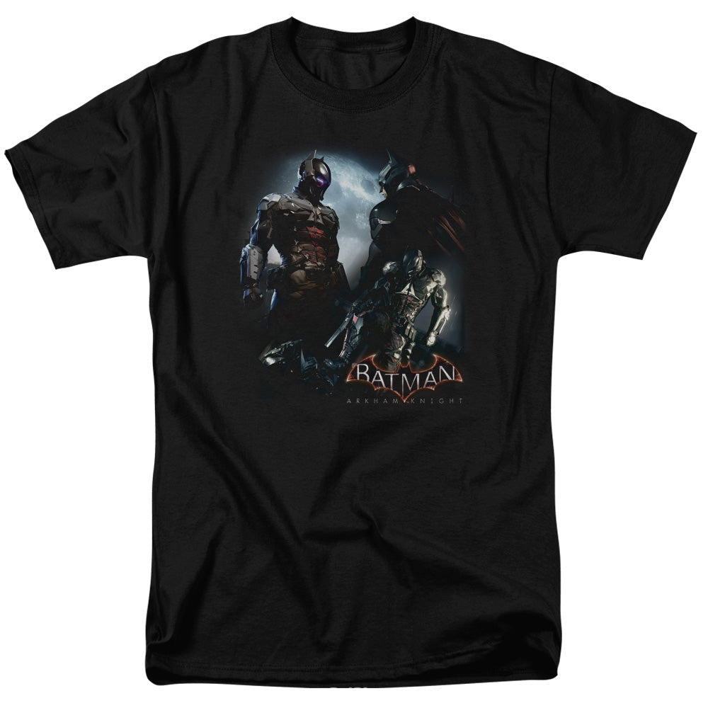 Batman Arkham Knight Face Off Mens T Shirt Black