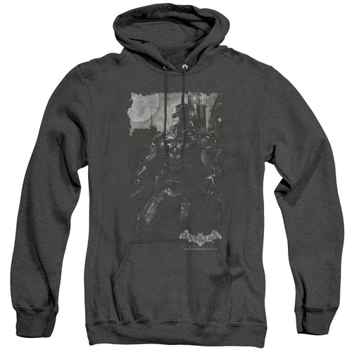 Batman Arkham Knight Bat Brood Heather Mens Hoodie Black