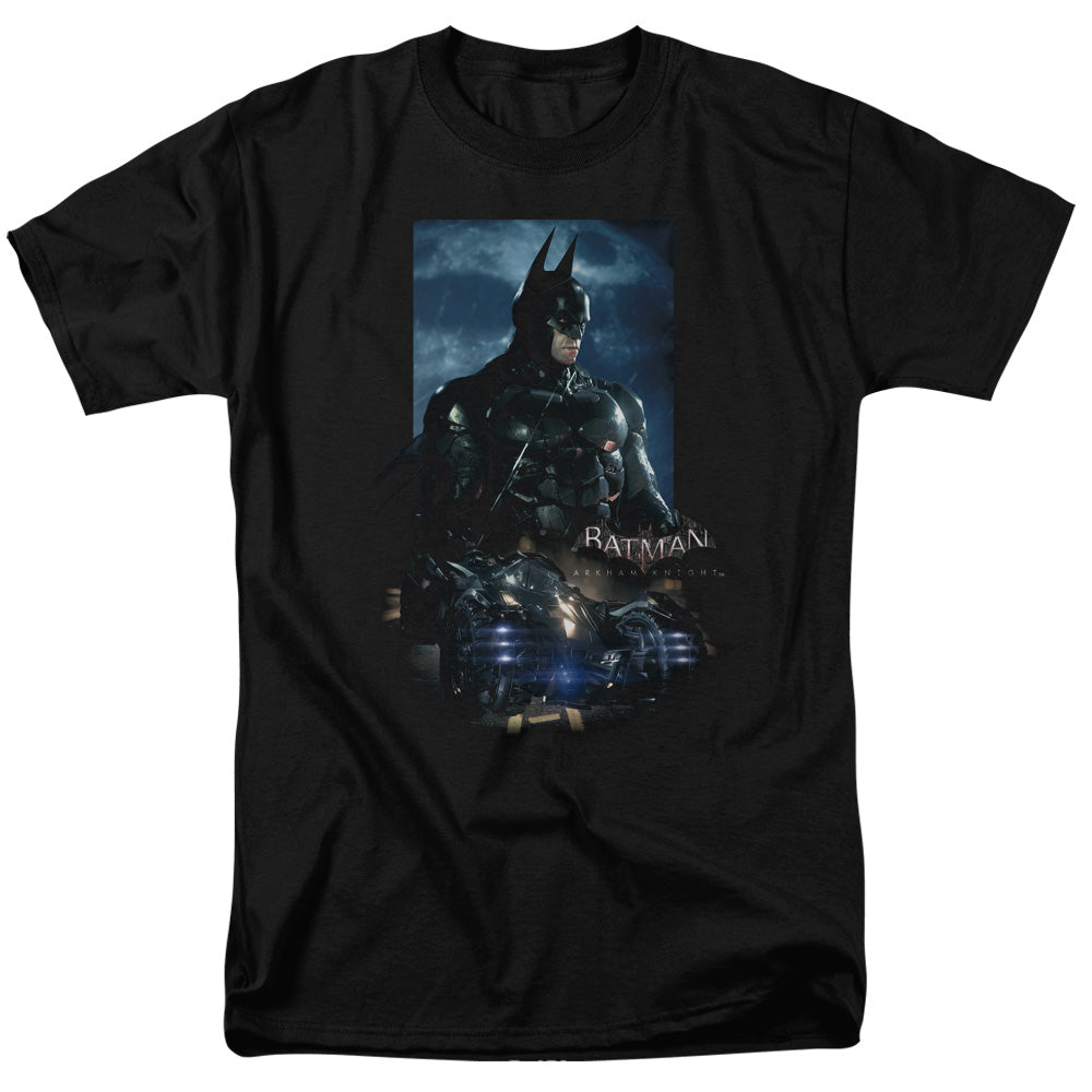 Batman Arkham Knight Batmobile Mens T Shirt Black