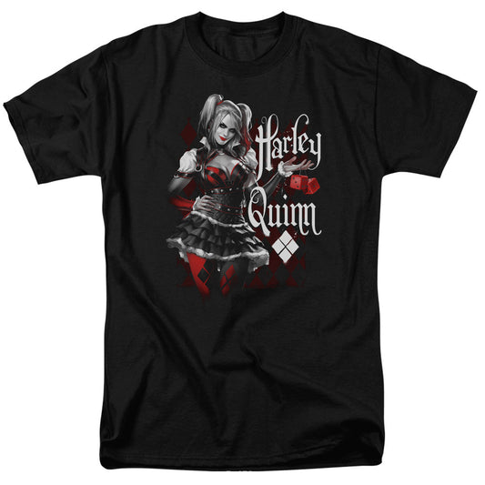 Batman Arkham Knight Dice Mens T Shirt Black