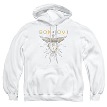 Load image into Gallery viewer, Bon Jovi Greatest Hits Mens Hoodie White
