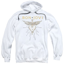 Load image into Gallery viewer, Bon Jovi Greatest Hits Mens Hoodie White
