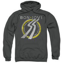 Load image into Gallery viewer, Bon Jovi Slippery When Wet World Tour Mens Hoodie Charcoal
