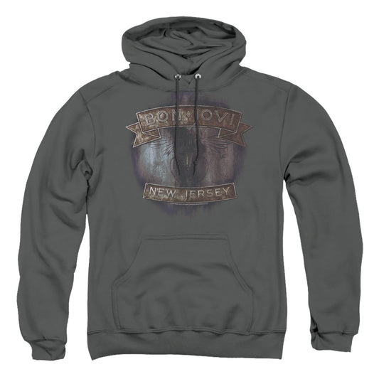 Bon Jovi New Jersey Mens Hoodie Black