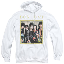 Load image into Gallery viewer, Bon Jovi Framed Mens Hoodie White
