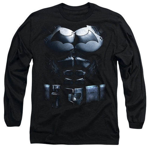 Batman Arkham Origins Uniform Mens Long Sleeve Shirt Black