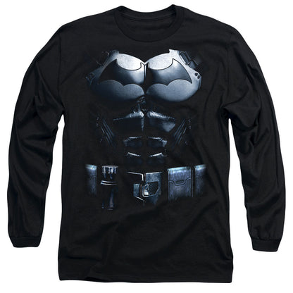 Batman Arkham Origins Costume Mens Long Sleeve Shirt Black