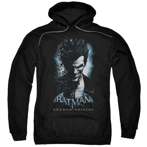 Batman Arkham Origins Joker Mens Hoodie Black