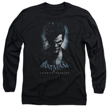 Load image into Gallery viewer, Batman Arkham Origins Joker Mens Long Sleeve Shirt Black
