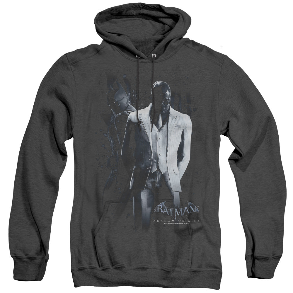 Batman Arkham Origins Black Mask Heather Mens Hoodie Black