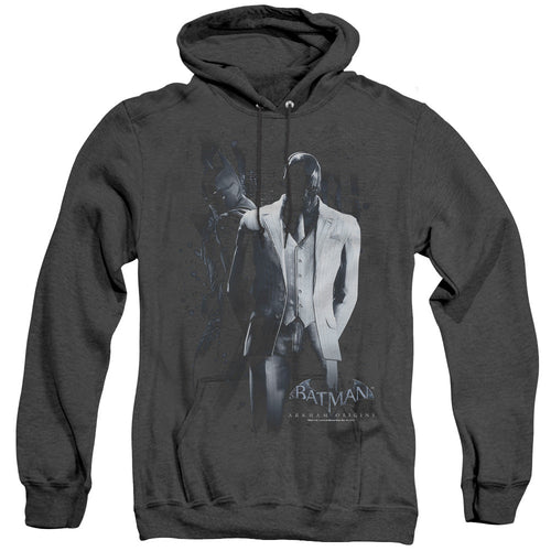 Batman Arkham Origins Black Mask Heather Mens Hoodie Black