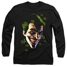 Load image into Gallery viewer, Batman Arkham Origins Joker Grim Mens Long Sleeve Shirt Black
