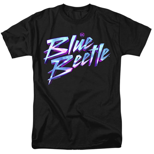Blue Beetle (2023) Logo Mens T Shirt Black
