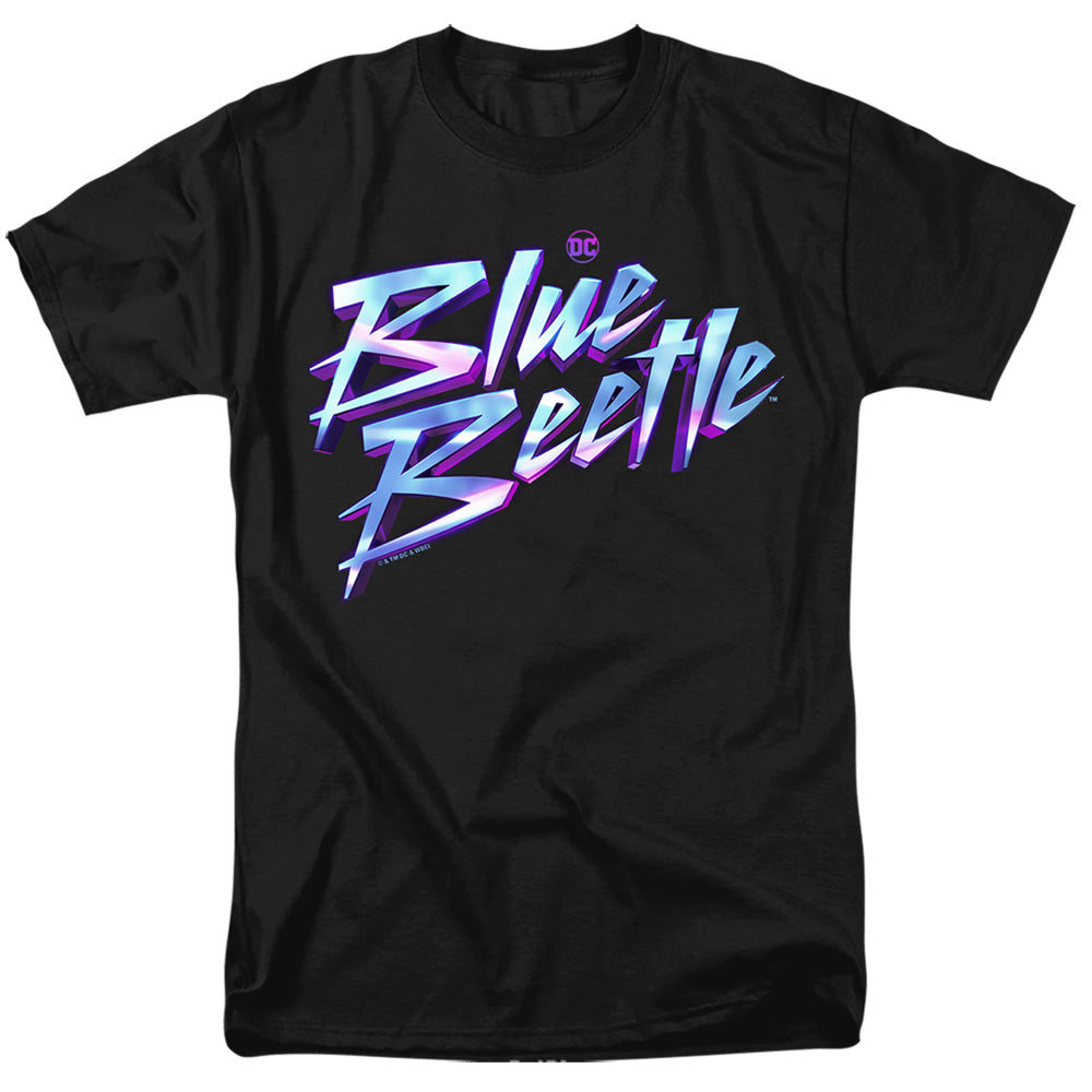 Blue Beetle (2023) Logo Mens T Shirt Black