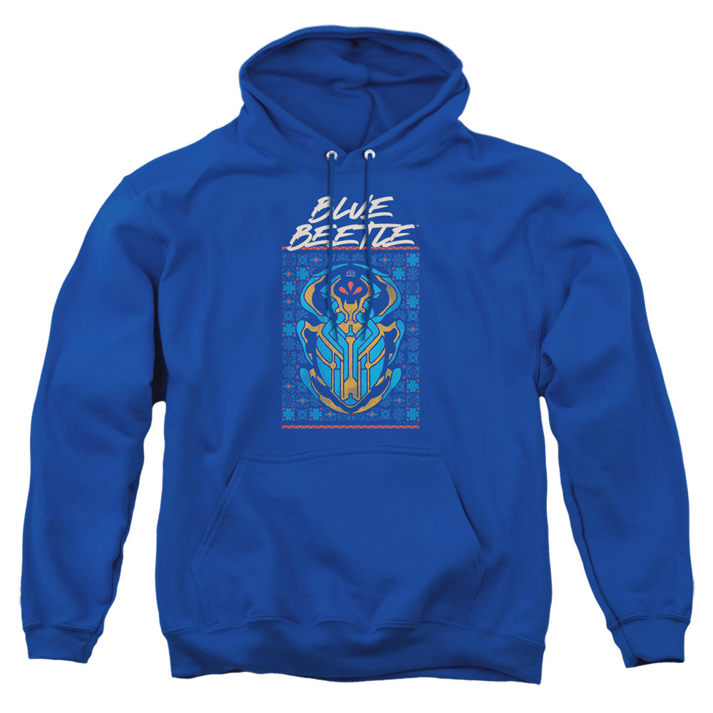 Blue Beetle (2023) Stylized Scarab Mens Hoodie Royal