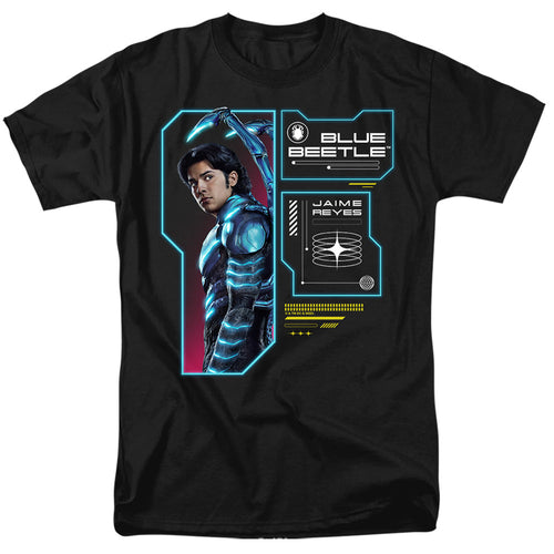 Blue Beetle (2023) Data Read Out Mens T Shirt Black