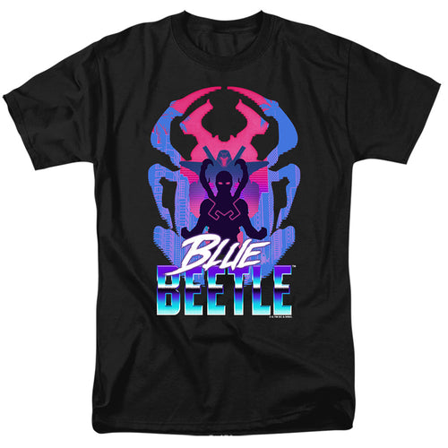 Blue Beetle (2023) Silhouette Mens T Shirt Black