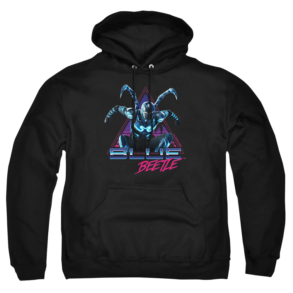 Blue Beetle (2023) Leaping Triangle Mens Hoodie Black