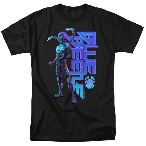 Blue Beetle (2023) Standing Mens T Shirt Black