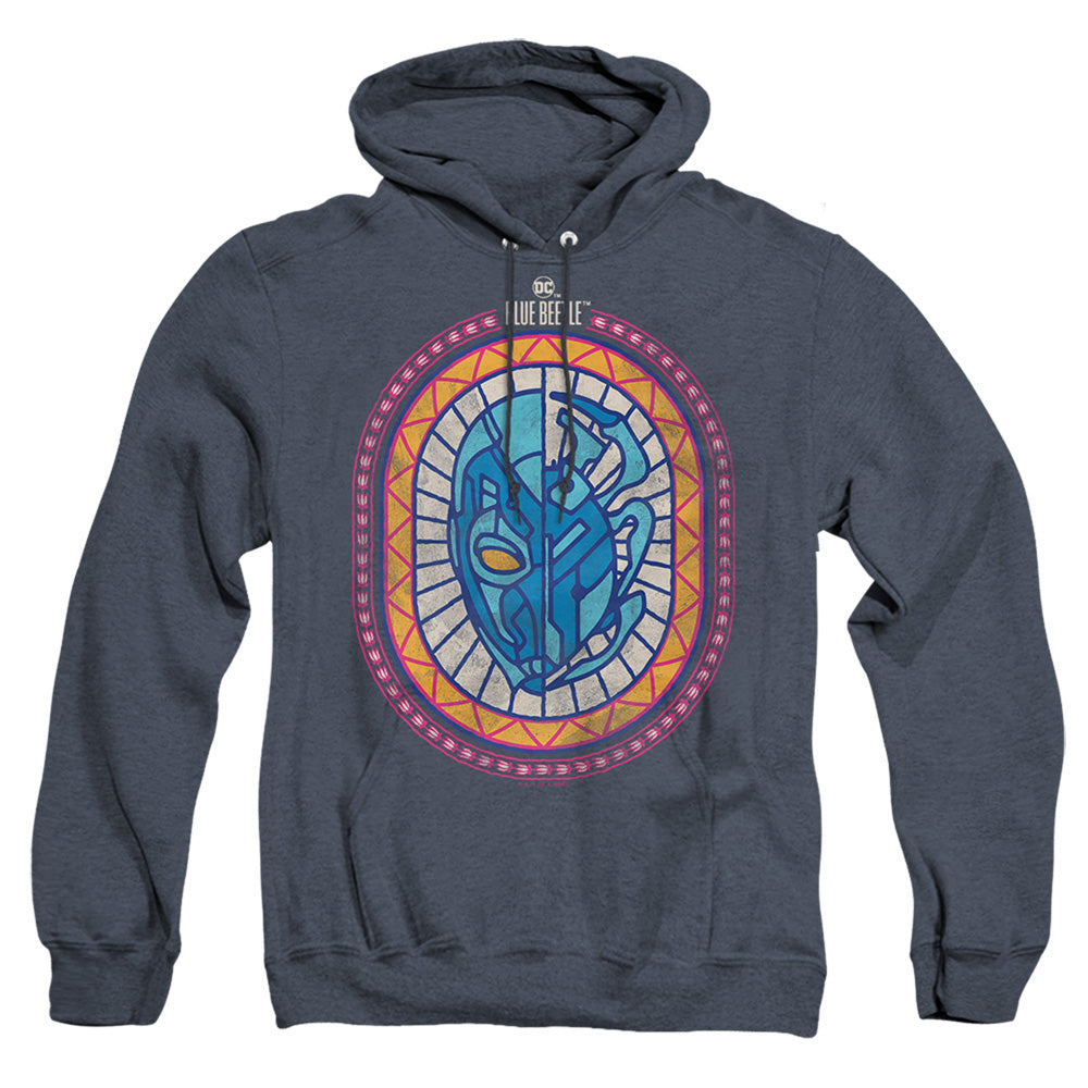 Blue Beetle (2023) Reyes Courage Heather Mens Hoodie Navy