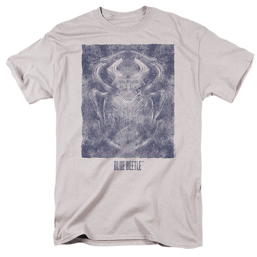 Blue Beetle (2023) Relic Beetle Mens T Shirt Silver