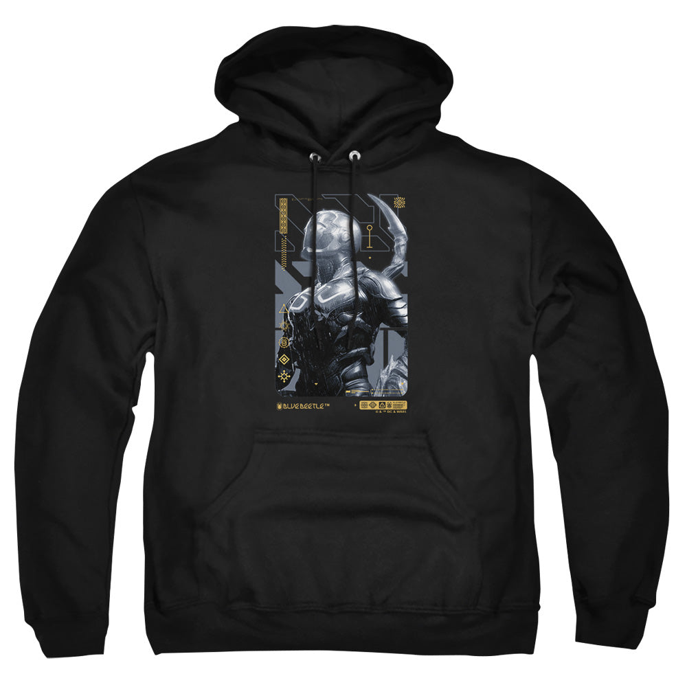 Blue Beetle (2023) Beetle Heads Up Mens Hoodie Black