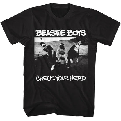 Beastie Boys Check Your Head Album Tee  Mens T Shirt Black