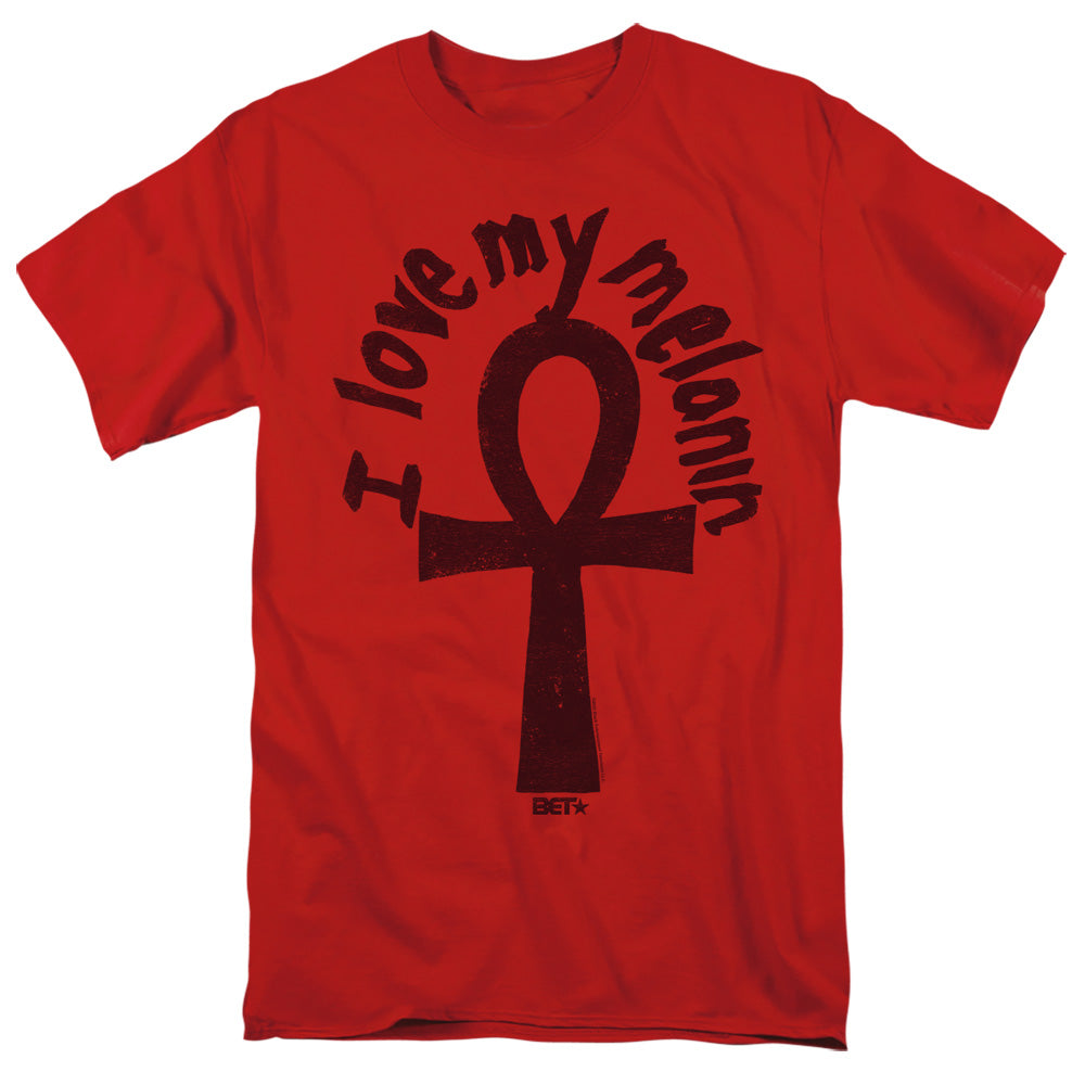 Bet I Love My Melanin Mens T Shirt Red