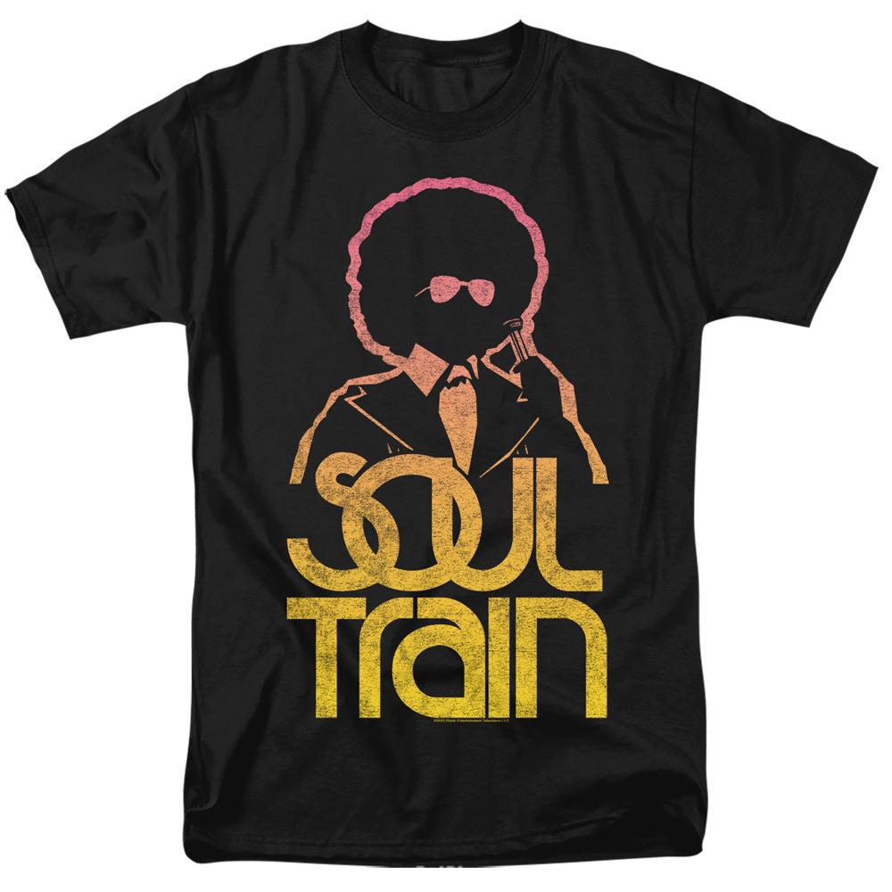 Bet Soul Train The Host Mens T Shirt Black