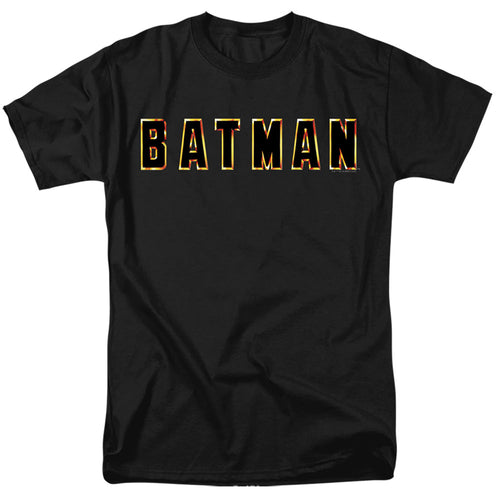 Batman (1989) Title Logo Mens T Shirt Black