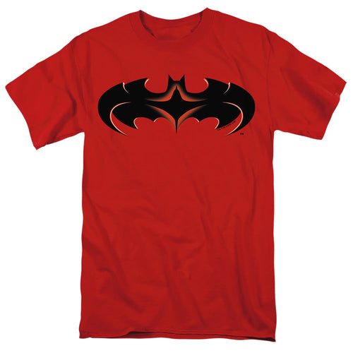 Batman Symbols Together Mens T Shirt Red