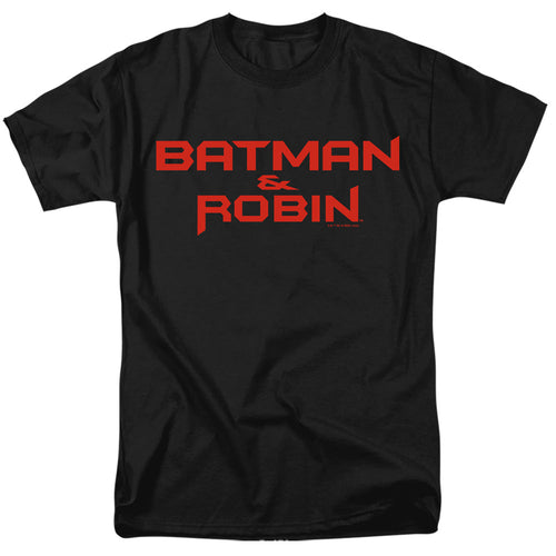 Batman Logo And Symbol Mens T Shirt Black